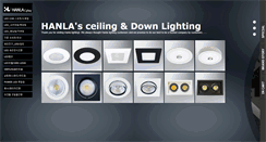 Desktop Screenshot of hanlalighting.com